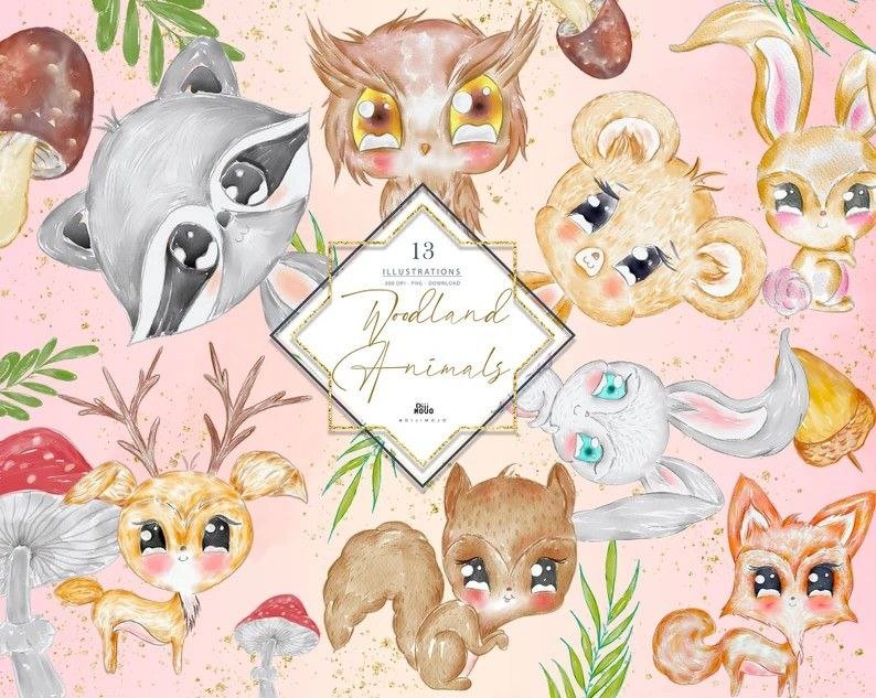 DIJI MOJO Woodward animal DM Kit Digital Animais da Selva - Imagem 1
