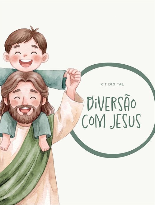 DIVERSÃO COM JESUS Kit Digital Diversão com Jesus - Imagem 1