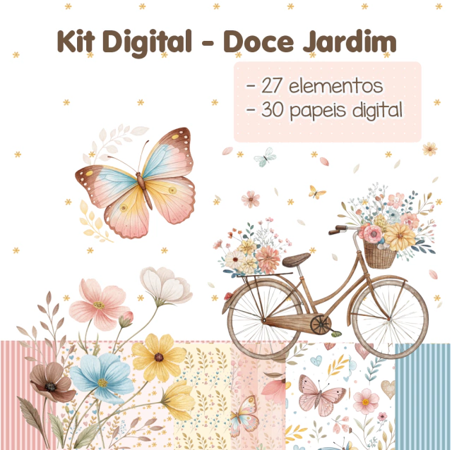 DOCE JARDIM Kit Digital Doce Jardim - Imagem 1