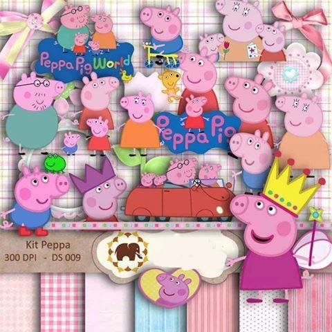 DigitalScrap_Kit Peppa Kit Digital Peppa Pig - Imagem 1