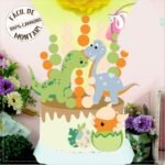 Arquivo Topo de Bolo Dinossauro Cute em Camadas 11
