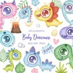 Kit Digital Dinossauros Baby