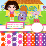 Kit Digital Dora Aventureira