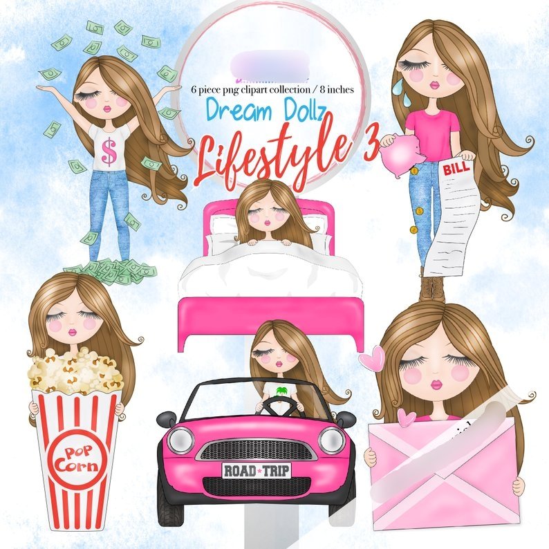 Dream Dollz Lifestyle 3-Gaynor Kit Digital Dream Dollz Gaynor - Imagem 1