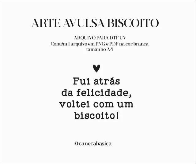 Dtf Uv Biscoito Kit Digital Frase para Pote de Biscoito - Imagem 1