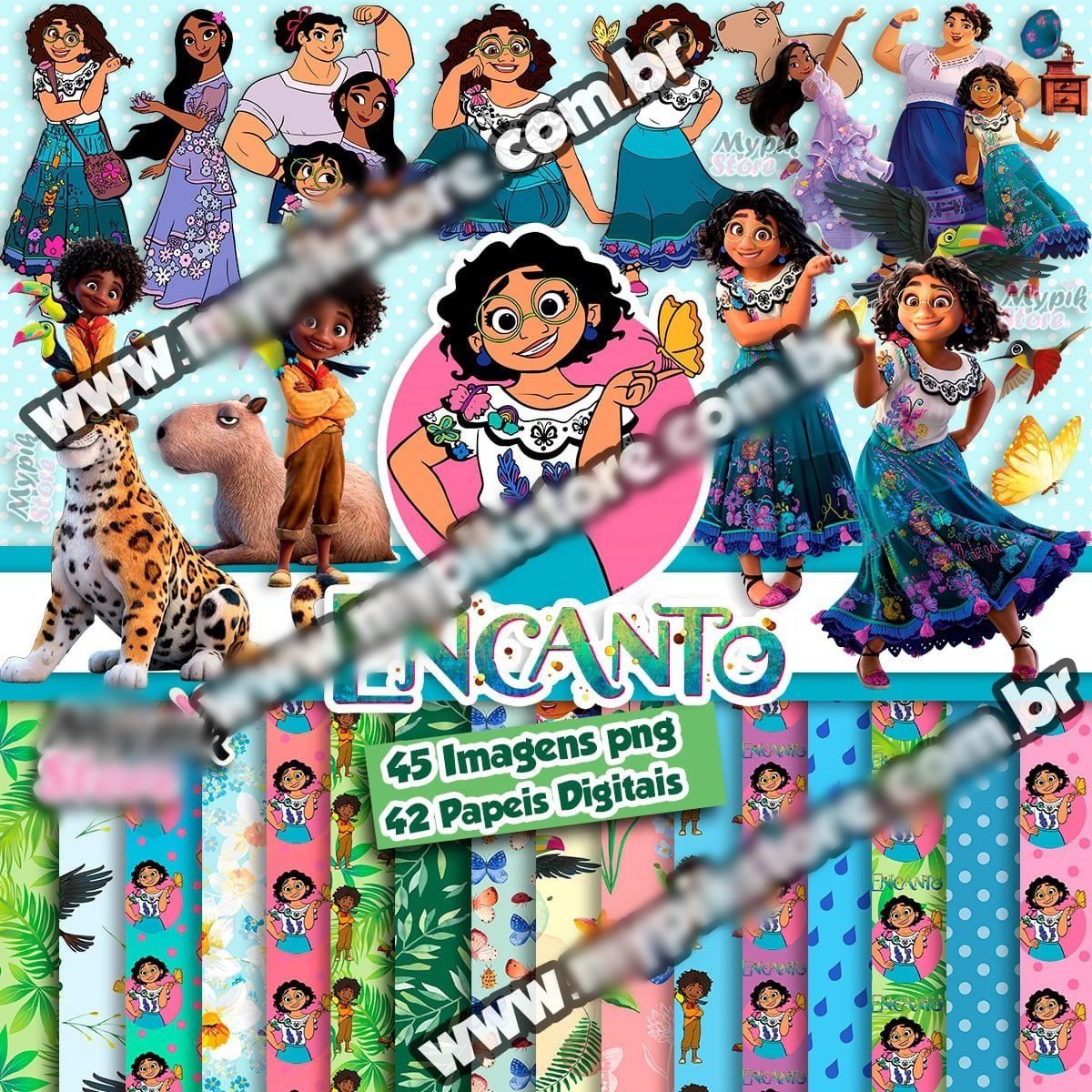 ENCANTO DISNEY 02 Kit Digital Encanto Disney - Imagem 1