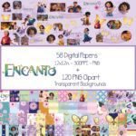 Kit Digital Papeis Encanto