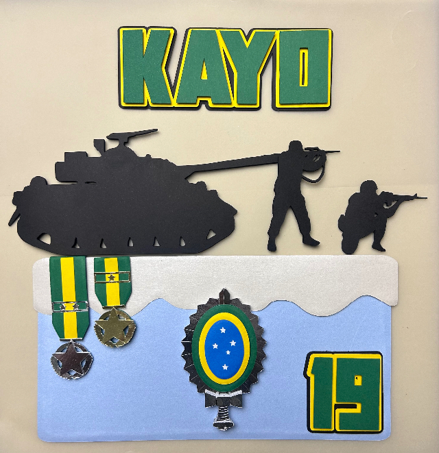 Exército em camadas Arquivo Topo de Bolo Exército em camadas - Imagem 1