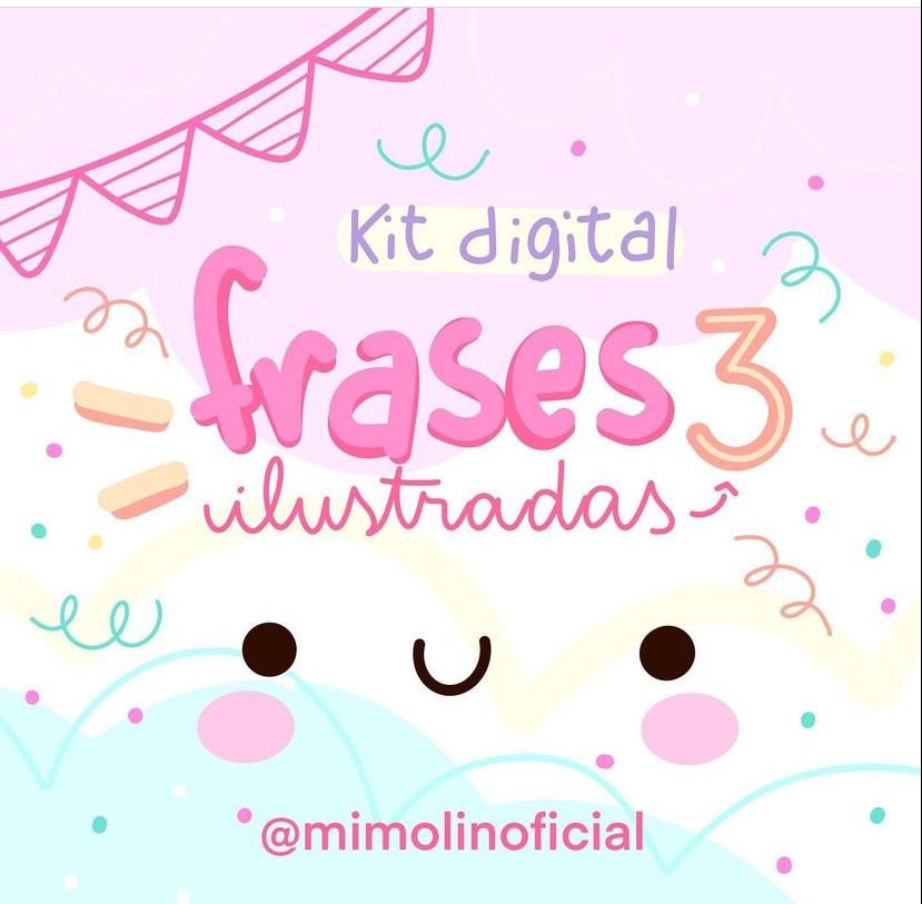 FRASES ILUSTRADAS 3 Kit Digital Frases Inlustradas 3 - Imagem 1