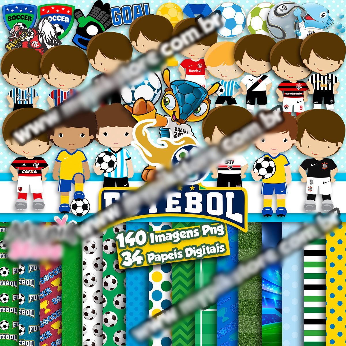 FUTEBOL Kit Digital Futebol - Imagem 1