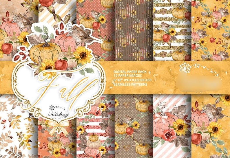 Fall_pp Kit Digital Outono - Imagem 1