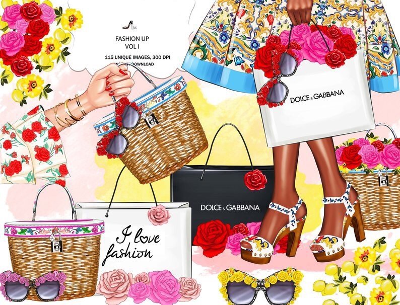 Fashion up 1 Kit Digital Papeis Inverno - Imagem 1