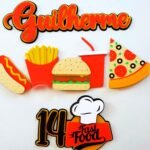 Arquivo Topo de Bolo Fast food em Camadas
