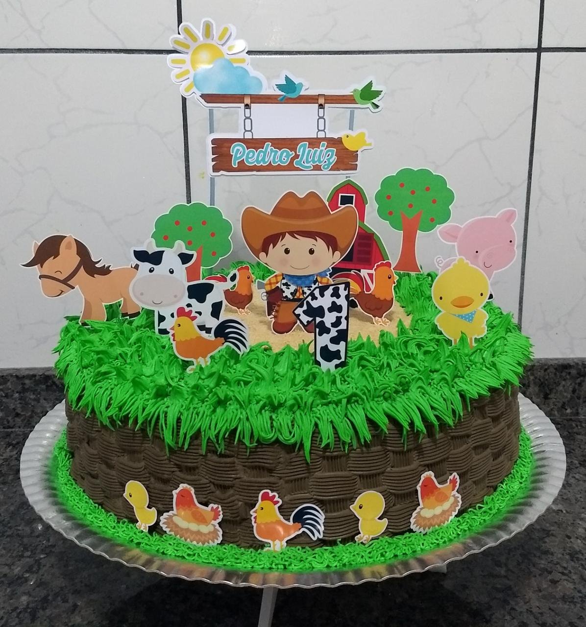 Fazendinha 6 Arquivo Topo de Bolo Fazendinha 6 - Imagem 1