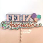 Arquivo Topo de Bolo Feliz Aniversário Balões 1