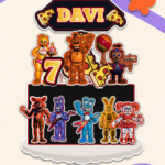 Arquivo Topo de Bolo Five Night at Freddys 3