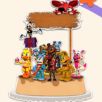 Arquivo Topo de Bolo Five Night at Freddys 4