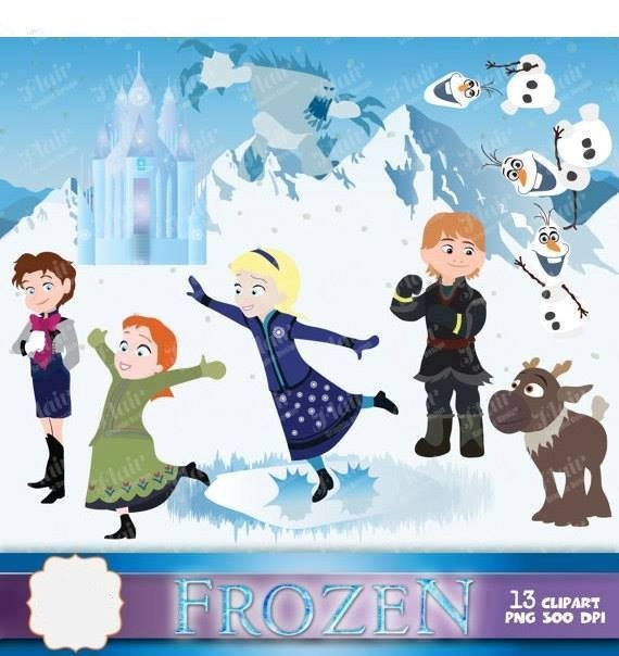 Flair_FrozenKids Arquivo Kit Digital Frozen - Imagem 1