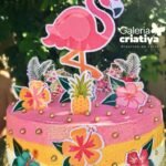 Arquivo Topo de Bolo Flamingo 8
