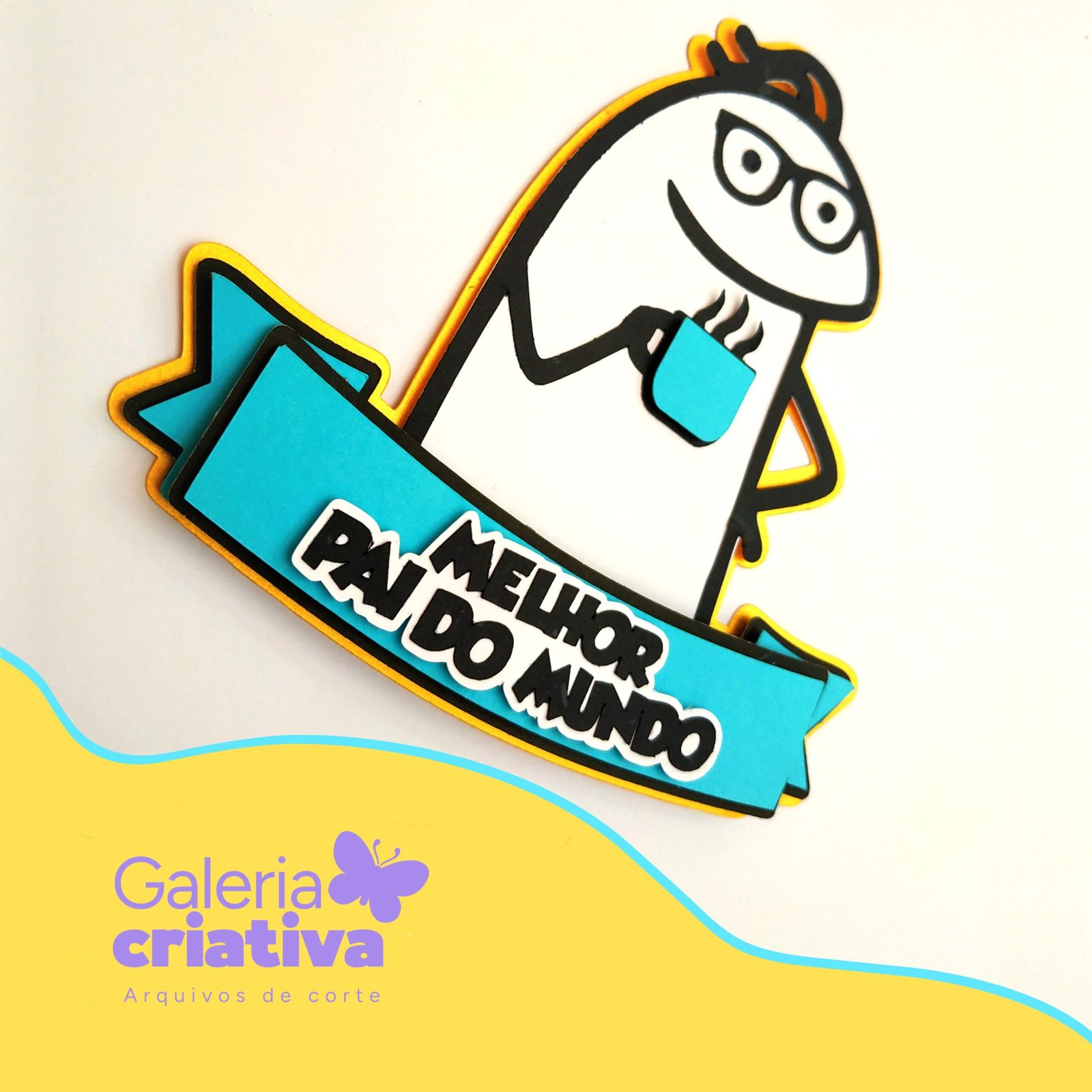 Flork Melhor Pai do Mundo Arquivo dia dos PaisTopo Flork Melhor Pai do Mundo - Imagem 1