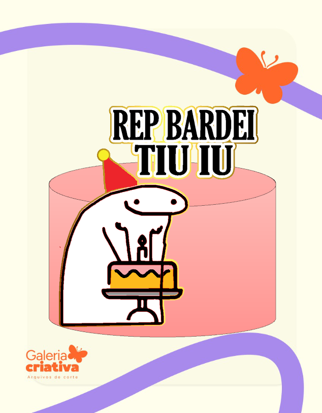 Flork Rep Bardei 5 Arquivo Topo de Bolo Flork Rep Bardei 5 - Imagem 1