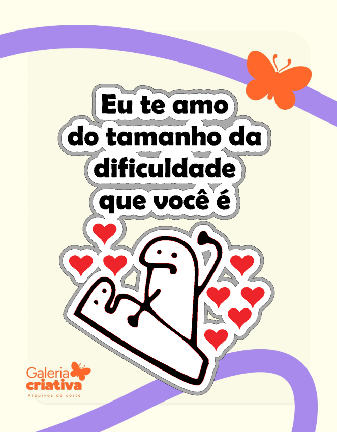 Flork Tamanho da Dificuldade Arquivo Topo de Bolo Flork Tamanho da Dificuldade - Imagem 1