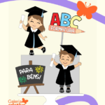 Arquivo Topo de Bolo Formatura ABC Crianças