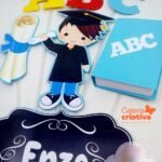 Arquivo Topo de Bolo Formatura ABC Menino