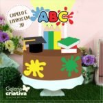 Arquivo Topo de Bolo Formatura ABC em Camadas