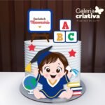 Arquivo Topo de Bolo Formatura Concluindo Mesversário Menina