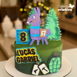 Arquivo Topo de Bolo Fortnite Camelo em Camadas