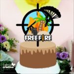 Arquivo Topo de Bolo Free Fire Shaker