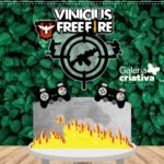 Arquivo Topo de Bolo Free Fire em Camadas