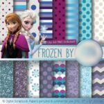 Kit Digital Papeis Frozen