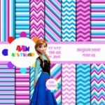 Kit Digital Papeis Frozem 4