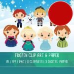 Kit Digital Frozen Baby