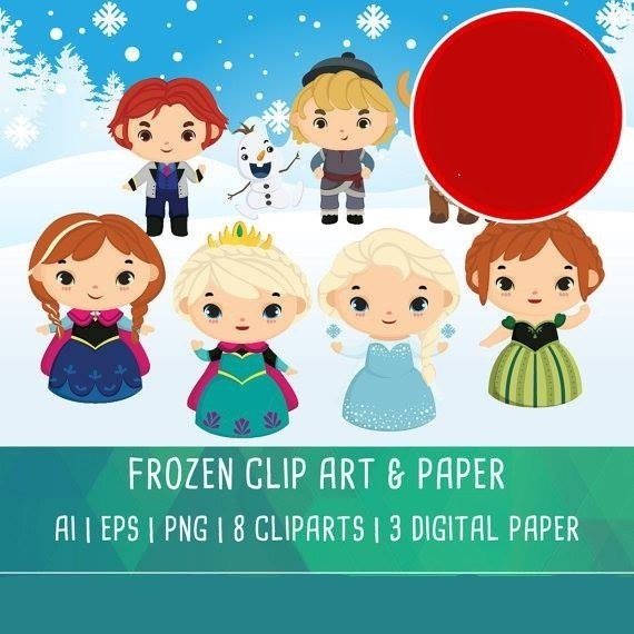 Frozen Baby Kit Digital Frozen Baby - Imagem 1
