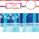 Kit Digital Papeis Frozen Clipart