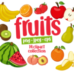 Kit Digital Conjunto de Frutas