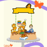 Arquivo Topo de Bolo Garfield