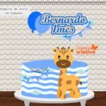 Arquivo Topo de Bolo Girafinha em Camadas 3