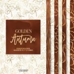 Kit Digital Papeis Outono Dourado