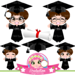 Kit Digital Graduação Clipart