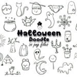Kit Digital Halloween Desenho Colorir