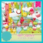 Kit Digital Hello Cupcake