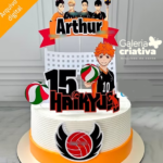 Arquivo Topo de Bolo Haikyu Anime