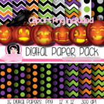 Kit Digital Papeis Halloween