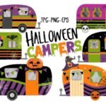 Kit Digital Campistas de Halloween
