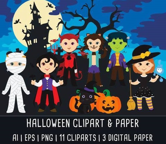 Hallowen Kit Digital Hallowen - Imagem 1