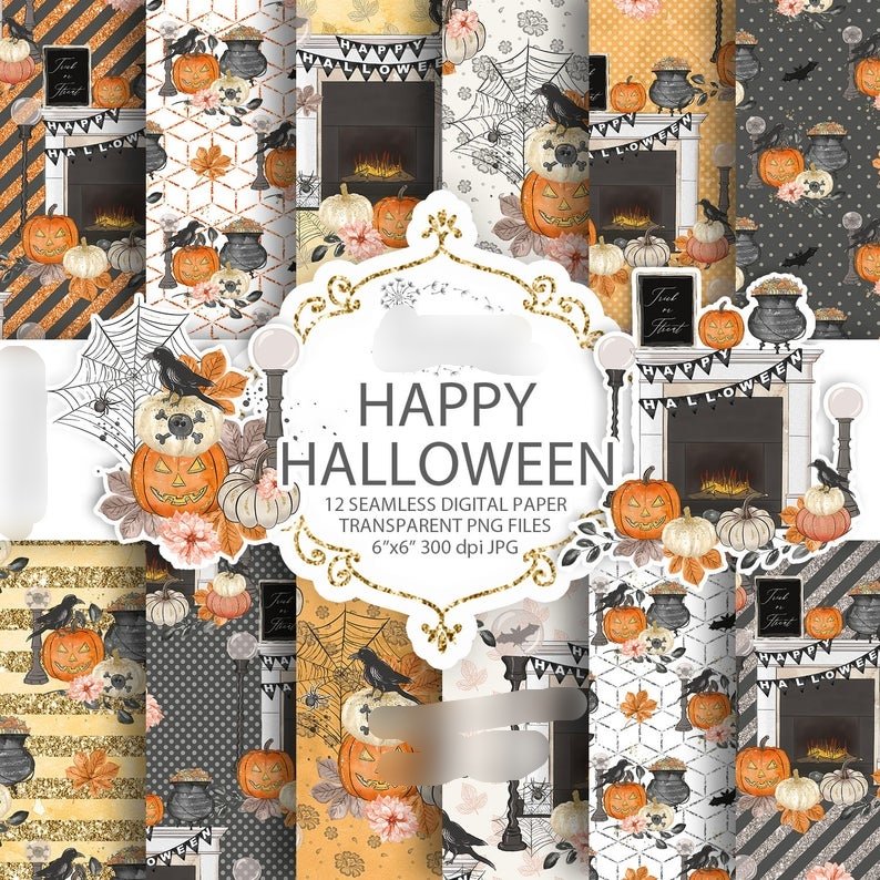 Happy Halloween_pp Kit Digital Halloween - Imagem 1